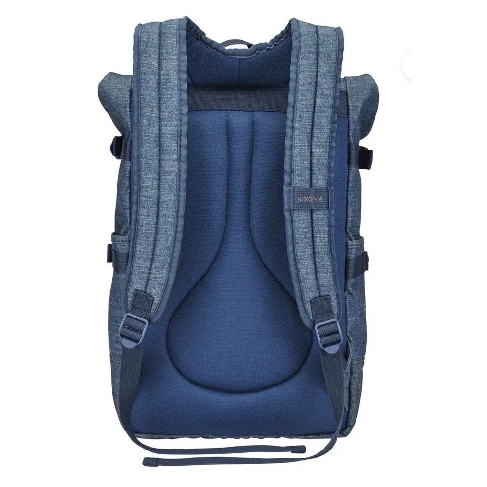 NIXON Swamis Rolltop Backpack In Navy New